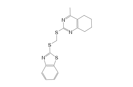 2-{[(1,3-benzothiazol-2-ylsulfanyl)methyl]sulfanyl}-4-methyl-5,6,7,8-tetrahydroquinazoline