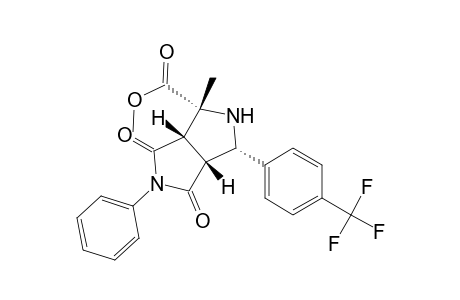 Pyrrolo[3,4-c]pyrrole-1-carboxylic acid, octahydro-1-methyl-4,6-dioxo-5-phenyl-3-[4-(trifluoromethyl)phenyl]-, methyl ester, (1.alpha.,3.alpha.,3a.beta.,6a.beta.)-