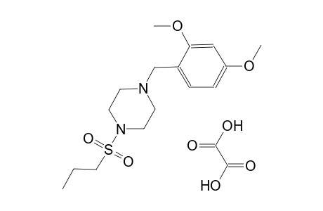 1-(2,4-dimethoxybenzyl)-4-(propylsulfonyl)piperazine oxalate
