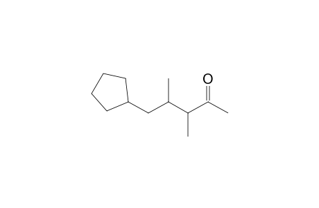 5-Cyclopentyl-3,4-dimethylpentan-2-one