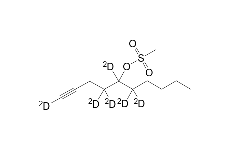 [1,5,5,6,7,7-2H6]-6-(Methanesulfonyloxy)dec-1-yne