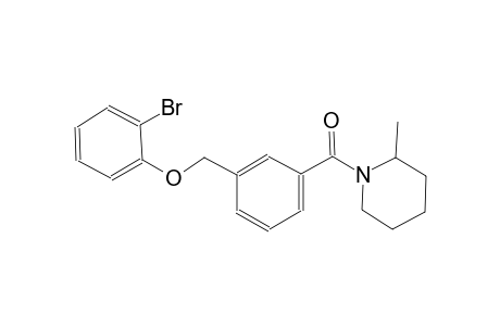 2-bromophenyl 3-[(2-methyl-1-piperidinyl)carbonyl]benzyl ether