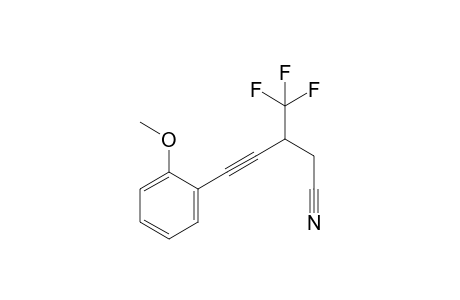 5-(2-Methoxyphenyl)-3-(trifluoromethyl)pent-4-ynenitrile