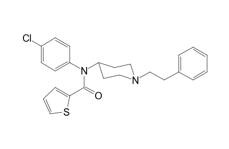 N-4-Chlorophenyl-N-[1-(2-phenylethyl)piperidin-4-yl]thiophene-2-carboxamide