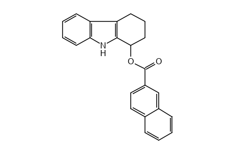 2-NAPHTHOIC ACID, ESTER WITH 1,2,3,4-TETRAHYDRO-1-CARBAZOLOL