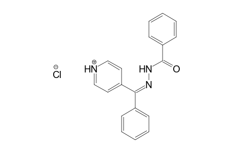 Benzoic acid, (phenyl-4-pyridinylmethylene)hydrazide, hydrochloride, salt