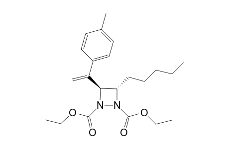 (3S,4S)-3-Pentyl-4-(1-p-tolyl-vinyl)-[1,2]diazetidine-1,2-dicarboxylic acid diethyl ester