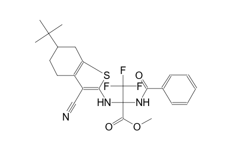 alanine, N-benzoyl-2-[[3-cyano-6-(1,1-dimethylethyl)-4,5,6,7-tetrahydrobenzo[b]thien-2-yl]amino]-3,3,3-trifluoro-, methyl ester