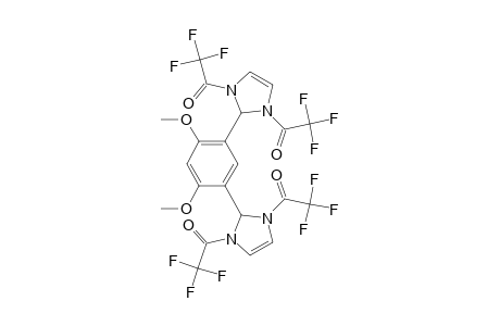 1-[2-[5-[1,3-bis(2,2,2-trifluoro-1-oxoethyl)-2H-imidazol-2-yl]-2,4-dimethoxyphenyl]-3-(2,2,2-trifluoro-1-oxoethyl)-2H-imidazol-1-yl]-2,2,2-trifluoroethanone