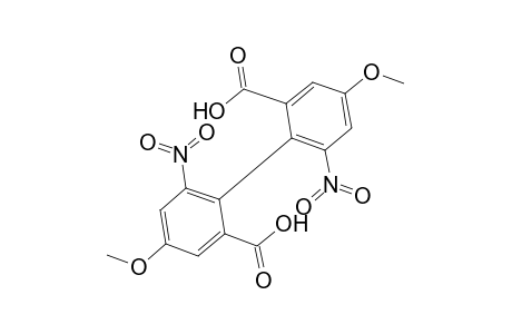 (+-)-4,4'-Dimethoxy-6,6'-dinitrobiphenyl-2,2'-dicarboxyloic acid