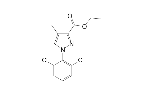 1-(2,6-dichlorophenyl)-4-methyl-pyrazole-3-carboxylic acid ethyl ester