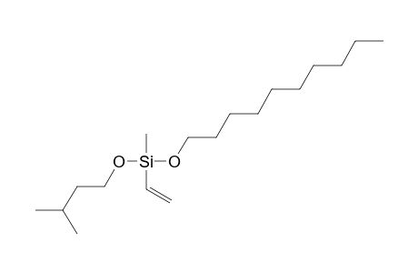 Silane, methylvinyl(3-methylbutoxy)decyloxy-