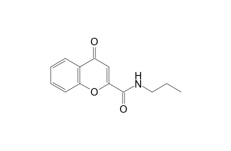 N-Propyl-4-oxo-4H-1-benzopyran-2-carboxamide