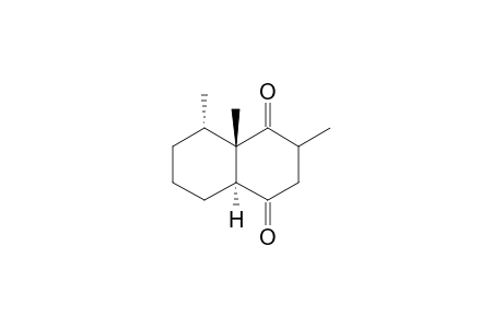 1,3,10-Trimethylbicyclo[4.4.0]decan-2,5-dione