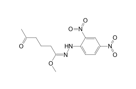 Methyl [2,4-dinitrophenylhydrazono] 4-acetyl-n-butyrate