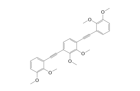 1,4-Bis(2,3-dimethoxyphenylethynyl)-2,3-dimethoxybenzene