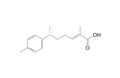 (7R)-2-Methyl-6-(4-methylphenyl)-2-heptenoic acid