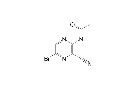N-(5-bromo-3-cyanopyrazin-2-yl)acetamide
