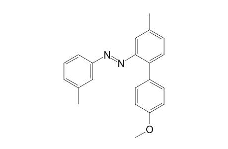 (E)-1-(4'-methoxy-4-methylbiphenyl-2-yl)-2-(3-methylphenyl)diazene