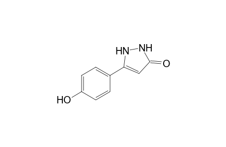 5-(4-Hydroxyphenyl)-1,2-dihydro-3H-pyrazol-3-one