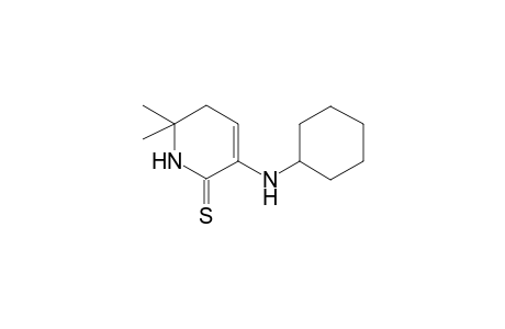 3-(Cyclohexylamino)-6,6-dimethyl-5,6-dihydro-2(1H)-pyridinethione