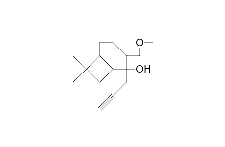3-Methoxymethyl-7,7-dimethyl-2-(2-propynyl)-cis-bicyclo(4.2.0)octan-2-ol