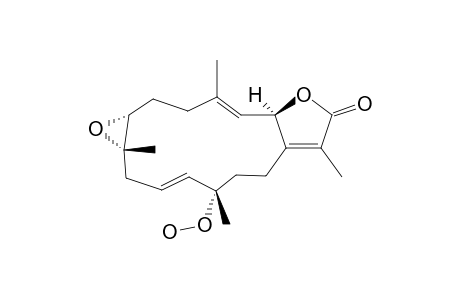(12S)-HYDROPEROXYL-SARCOPH-10-ENE