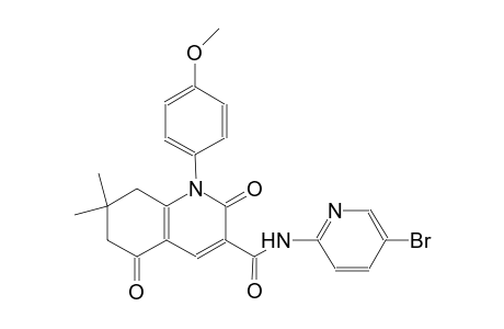 3-quinolinecarboxamide, N-(5-bromo-2-pyridinyl)-1,2,5,6,7,8-hexahydro-1-(4-methoxyphenyl)-7,7-dimethyl-2,5-dioxo-