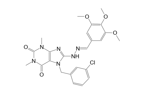 3,4,5-trimethoxybenzaldehyde [7-(3-chlorobenzyl)-1,3-dimethyl-2,6-dioxo-2,3,6,7-tetrahydro-1H-purin-8-yl]hydrazone