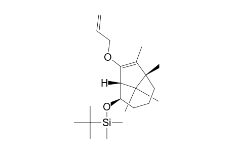 tert-butyl-dimethyl-[[(1R,2R,6R)-6,7,9,9-tetramethyl-8-prop-2-enoxy-2-bicyclo[4.2.1]non-7-enyl]oxy]silane