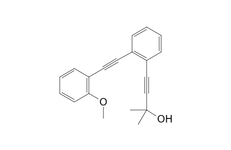 4-(2-((2-methoxyphenyl)ethynyl)phenyl)-2-methylbut-3-yn-2-ol