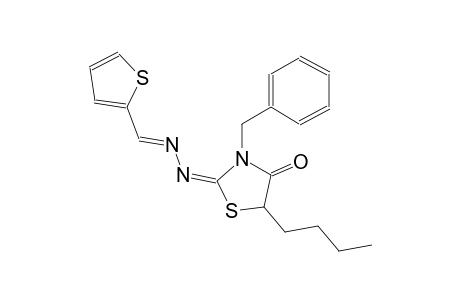 2-thiophenecarbaldehyde [(2E)-3-benzyl-5-butyl-4-oxo-1,3-thiazolidin-2-ylidene]hydrazone