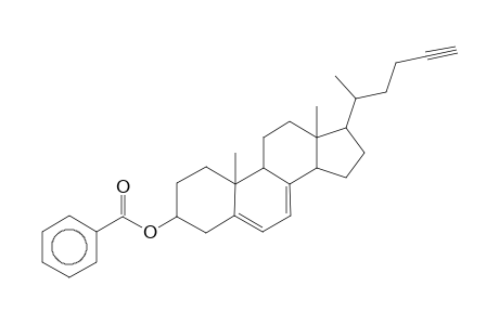 Benzoic acid, 10,13-dimethyl-17-(1-methylpent-4-ynyl)-2,3,4,9,10,11,12,13,14,15,16,17-dodecahydro-1H-cyclopenta[a]phenanthren-3-yl ester