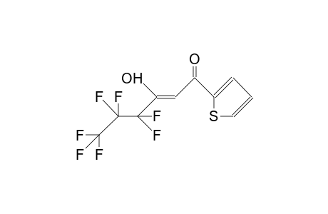 2-(4,4,5,5,6,6,6-Heptafluoro-3-hydroxy-1-oxo-2-hexenyl)-thiophene