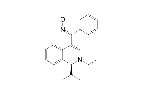 (NE)-N-[[(1S)-2-ethyl-1-propan-2-yl-1H-isoquinolin-4-yl]-phenylmethylidene]hydroxylamine