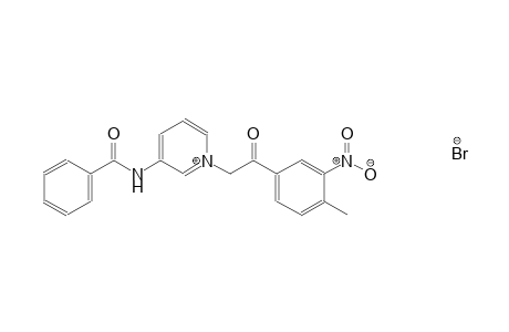 3-(benzoylamino)-1-[2-(4-methyl-3-nitrophenyl)-2-oxoethyl]pyridinium bromide