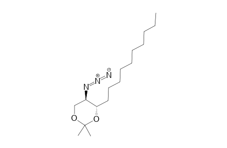 (4S,5R)-5-Azido-4-decyl-2,2-dimethyl-1,3-dioxane