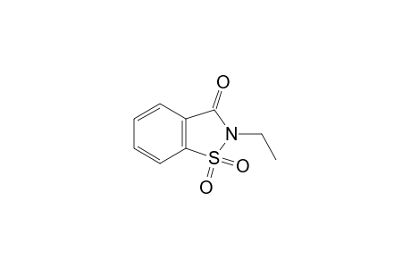 2-ethyl-1,2-benzisothiazolin-3-one, 1,1-dioxide