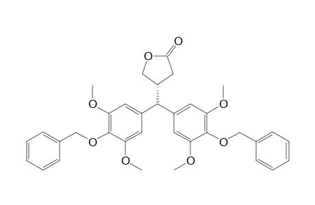 (3R)-3-{Bis[4'-(benzyloxy)-3',5'-dimethoxyphenyl]methyl}butyrolactone