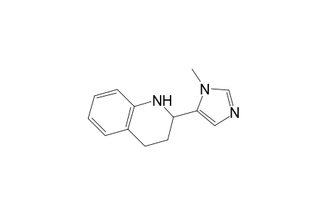 Quinoline, 1,2,3,4-tetrahydro-2-(1-methyl-1H-imidazol-5-yl)-, (.+-.)-