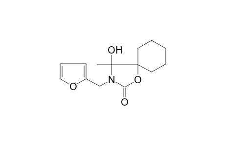 Oxazolidin-2-one, 4-hydroxy-3-(2-furfuryl)-4-methyl-5-spirocyclohexane-