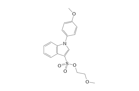 2-Methoxyethyl 1-(4-methoxyphenyl)-1H-indole-3-sulfonate