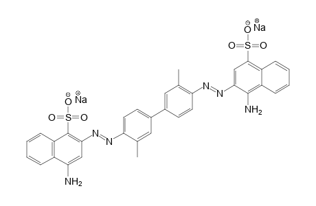 3,3'-[(3,3'-dimethyl-4,4'-biphenylylene)bis(azo)]bis[4-amino-1-naphthalenesulfonic acid],disodium salt