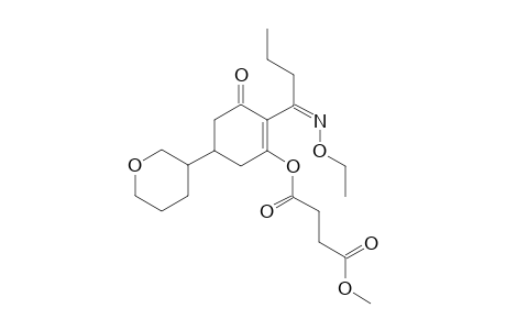 Butanedioic acid, 2-[1-(ethoxyimino)butyl]-3-oxo-5-(tetrahydro-2H-pyran-3-yl)-1-cyclohexen-1-yl methyl ester