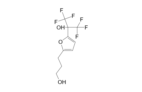 3-(5-[2,2,2-Trifluoro-1-hydroxy-1-(trifluoromethyl)ethyl]-2-furyl)-1-propanol