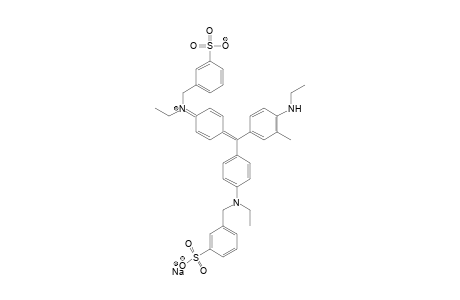 Methylium, bis[4-[ethyl[(3-sulfophenyl)methyl]amino]phenyl][4-ethylamino-3-methylphenyl]-, monosodium salt