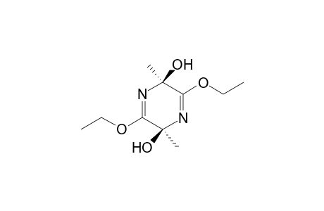 2,5-Pyrazinediol, 3,6-diethoxy-2,5-dihydro-2,5-dimethyl-, cis-