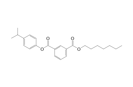 Isophthalic acid, heptyl 4-isopropylphenyl ester