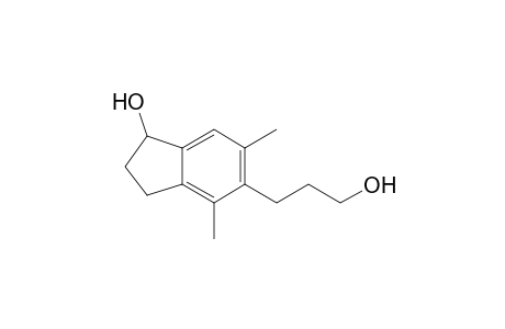 (+/-)-2,3-Dihydro-5-(3'-hydroxypropyl)-4,6-dimethyl-1H-inden-1-ol