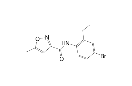 N-(4-bromo-2-ethylphenyl)-5-methyl-3-isoxazolecarboxamide